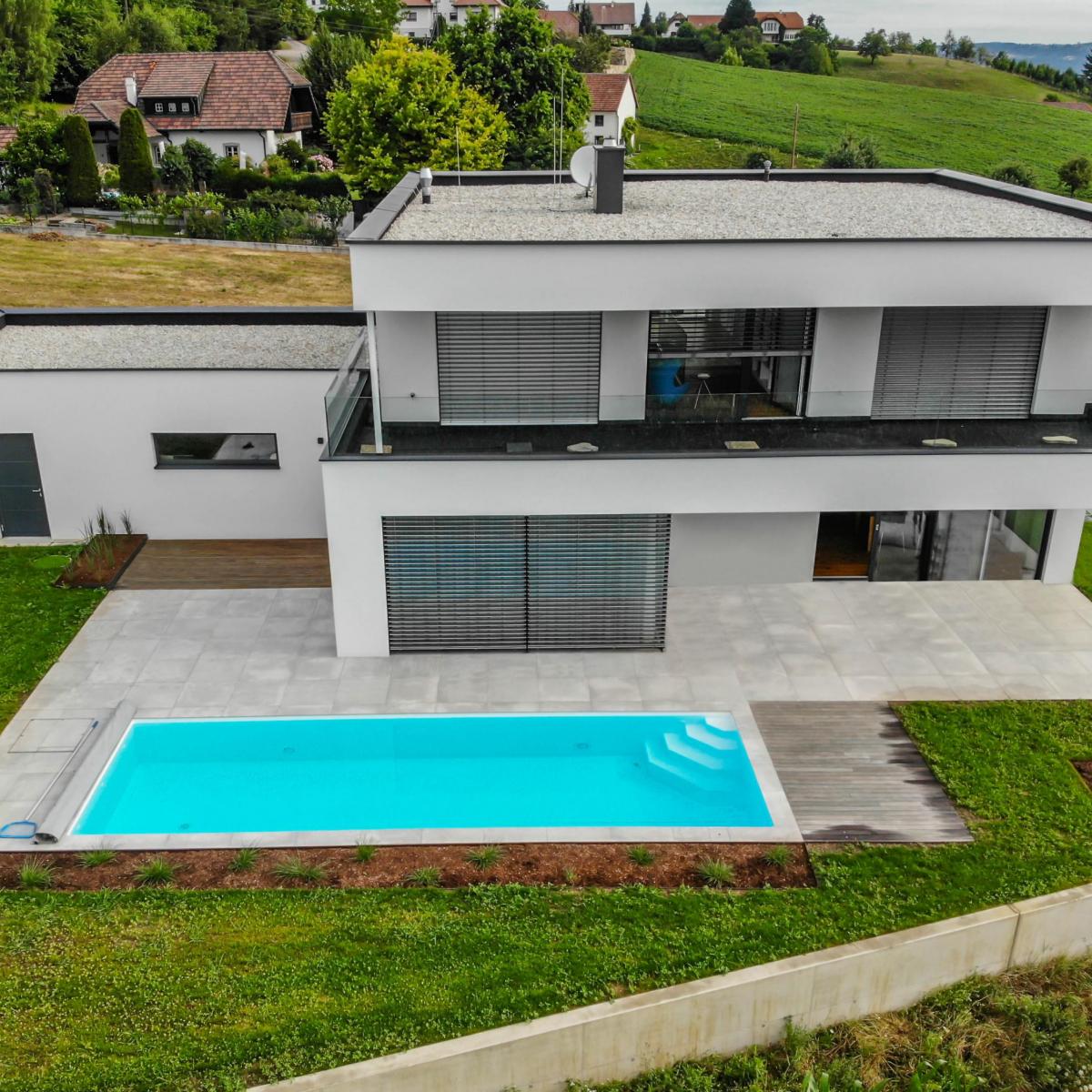 Flachdach für Neubau in Hinzenbach Flachdach für Neubau in Hinzenbach