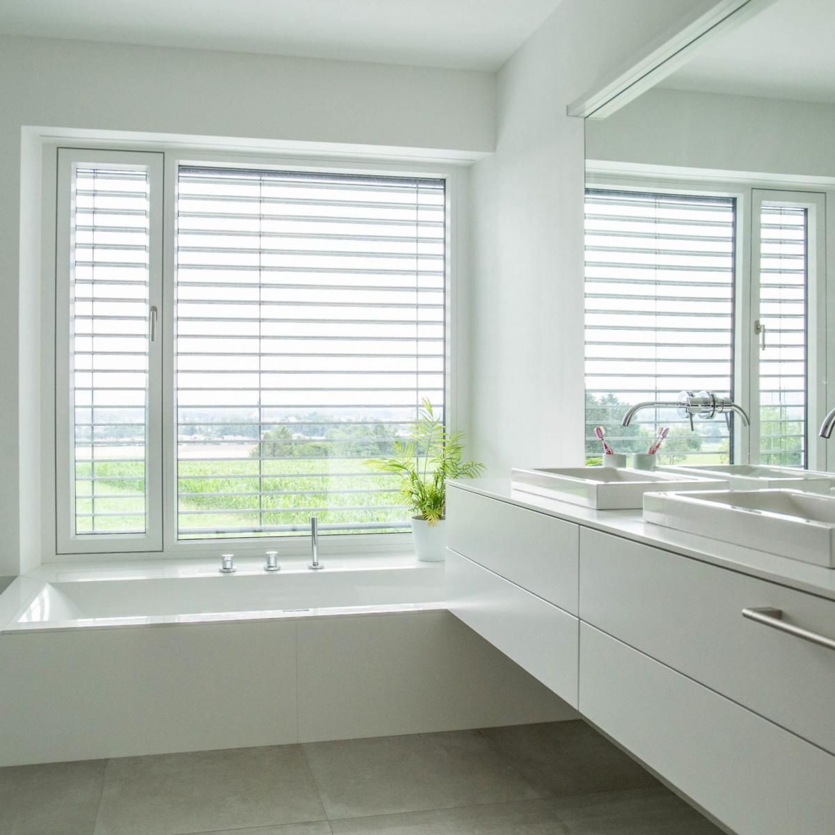 Badezimmer für Wohnhaus mit traumhaften Ausblick in Hinzenbach Badezimmer für Wohnhaus mit traumhaften Ausblick in Hinzenbach