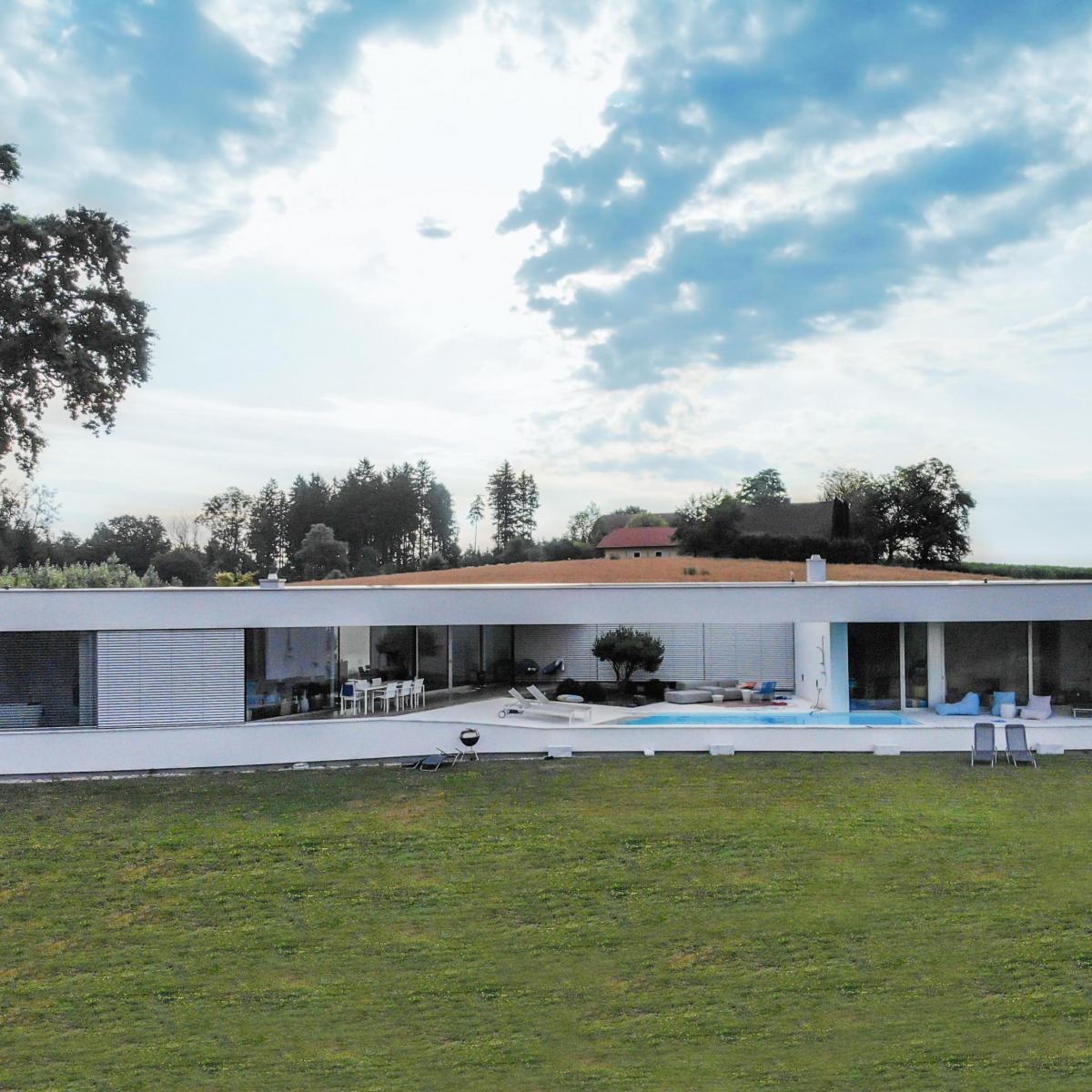 Flachdach für Neubau in Grieskirchen