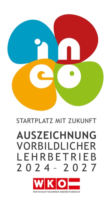 ineo – Startplatz mit Zukunft: Auszeichnung vorbildlicher Lehrbetrieb 2024–2027, Wirtschaftskammer Oberösterreich